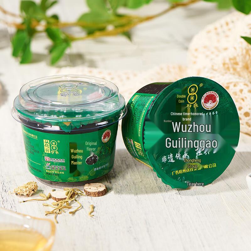 Shuangqian Original Wuzhou Guilinggao Herbal Jelly, 6-Pack
