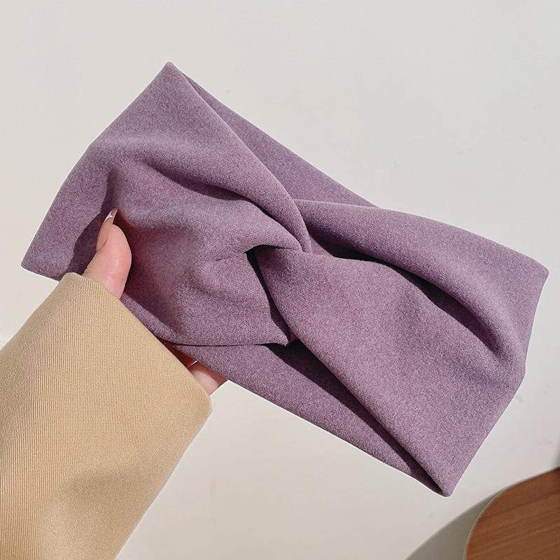 Autumn And Winter Daily Wear Wde Edged Face Wash Headband For Women Fashion Hairband Hair Accessories