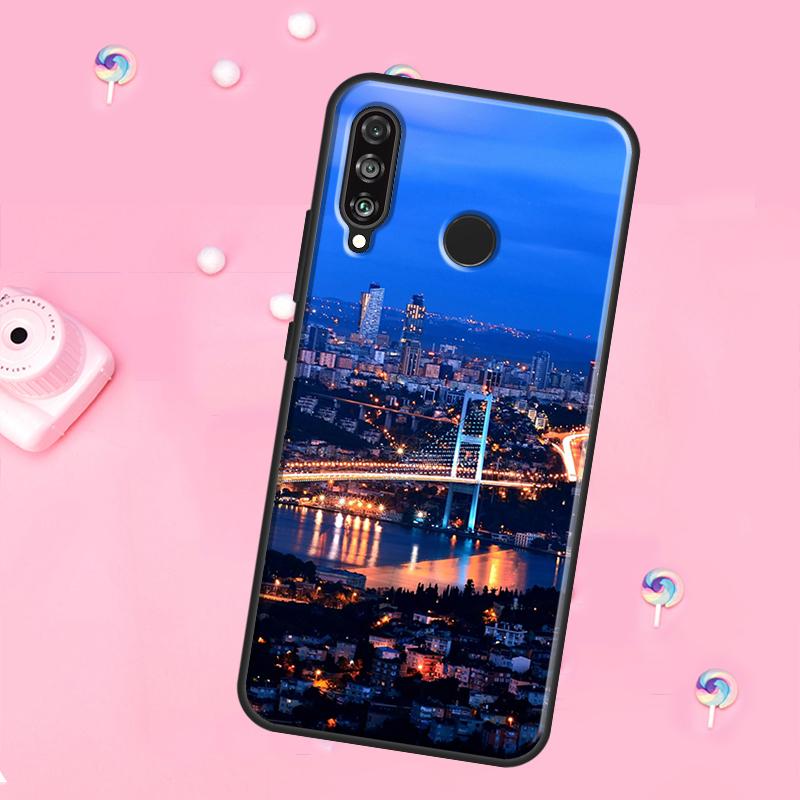 Turkey Istanbul Scenery Building For Huawei Nova 11 Pro 10 9 SE Y70 Y60 Y90 Y61 Y91 Y73 Y72 12s 12i 11i 8i P30 P40 Lite Case