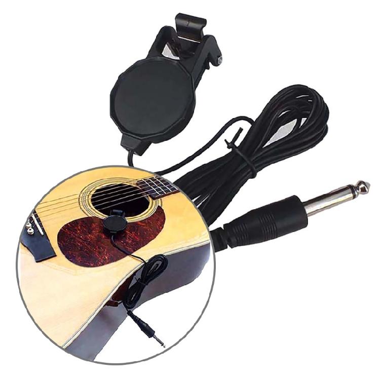 Guitar Piezo Pickup 6.35mm Output Sound Piezo Contact Pickup Replacement