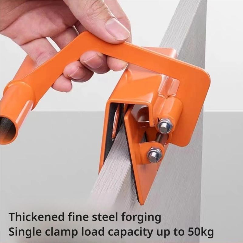 Plate Lifting Clamp Metal Gripper Nonslip Carriers Heavy Duty Vertical Panel Lifting Clamp Hand Plate Lifter