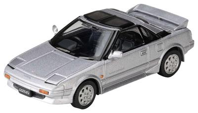 Hobby Japan HJ64 Scale Toyota MR2 SUPER CHARGER 1988 ROOF Silver Color HJ643056AS 1/64 1600G-LIMITED T-BAR Metallic/Custom (Finished Model)