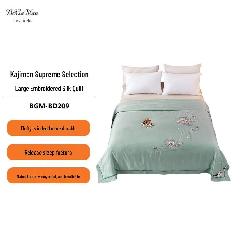Beijiaman Supreme Embroidered Mulberry Silk Quilt