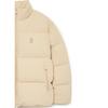 New MLB Down Jacket Unisex Linen Beige Yellow 3ADJB0336-43BGM