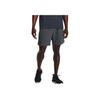 Under Armour Solid Color Elastic Waist Straight Leg Casual Shorts Men Shorts Dark-Gray 1373718-012