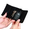AGILITY affa Melange Key Case - Smart Key, Card, Coin, Tri-fold, Water-Repellent, Compact, with Carabiner