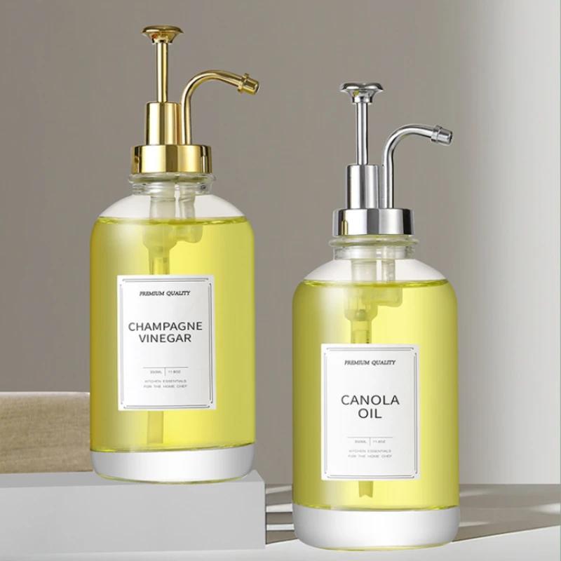 Glass 350ml Syrup Bottle Ketchup Squeeze Bottle for Squeezes Bar Accessories Water Bottles Sauces Mayonnaise Squeezer Sauce Home