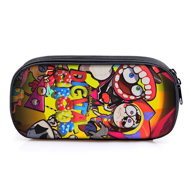 Circus The Amazing Digital Circus Compartment Pencil Case Student Children'S Stationery Case Pencil Case