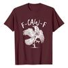 F-CAW-F Women's Casual Letter Print Short-sleeved Top T-shirt