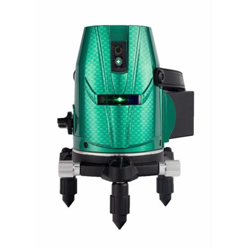 Yamashin Seisaku (Y'sGOD JAPAN) Super Shooting Green Laser Level GV-06 (Main Unit + Receiver) Set Model GV-06-J (4-Direction Large Square, 4 Vertical,