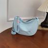 Fashion pillow bag summer new solid color small square bag simple shoulder bag crossbody bag underarm bag