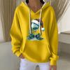 Women's Fashion Casual Christmas Angel Print Pullover Long-Sleeve Sweatshirt