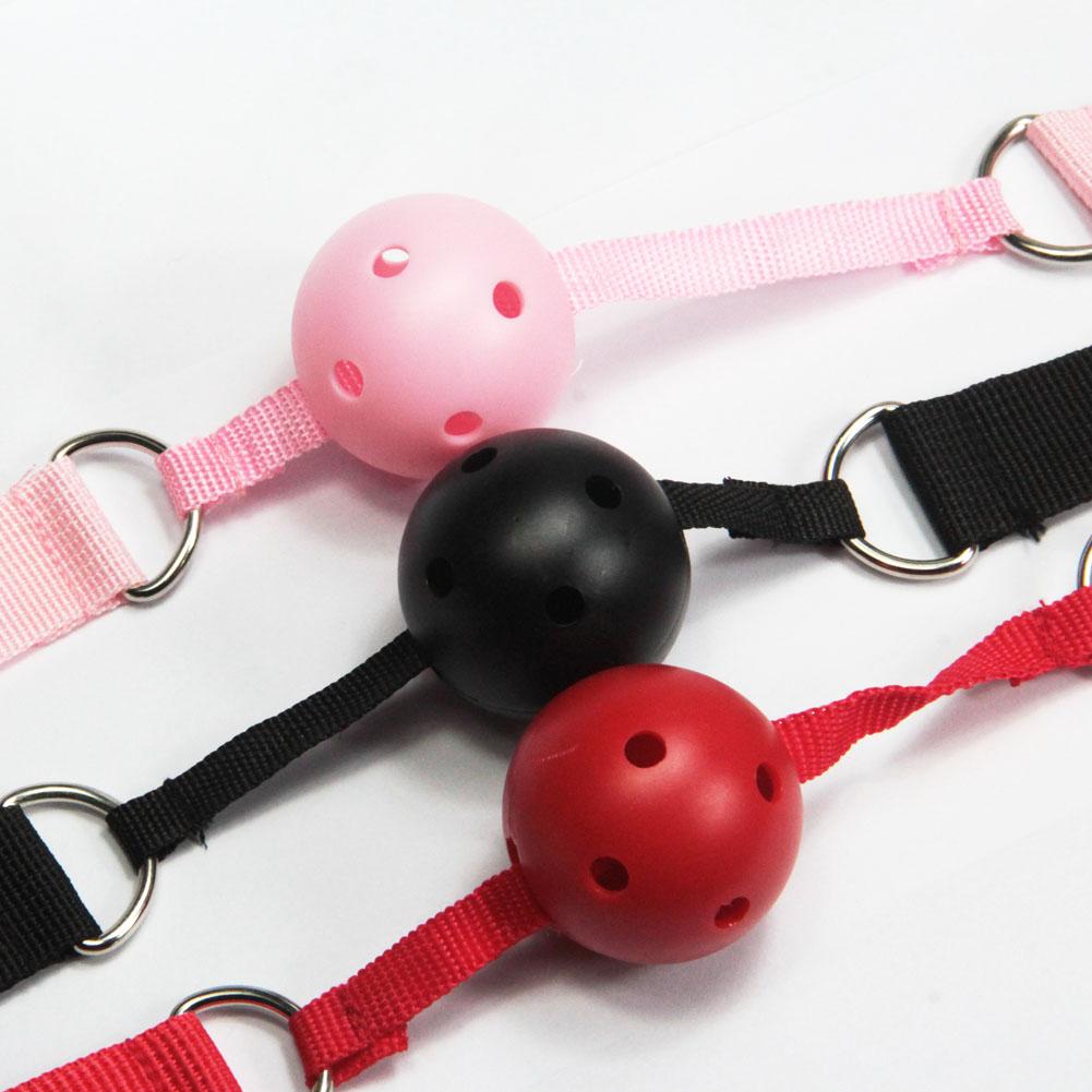 Bondage Gag Boutique Beginners Sex Toys Hollow Ball Mouth Oral Fixation Stuffed Adult Games For Couples