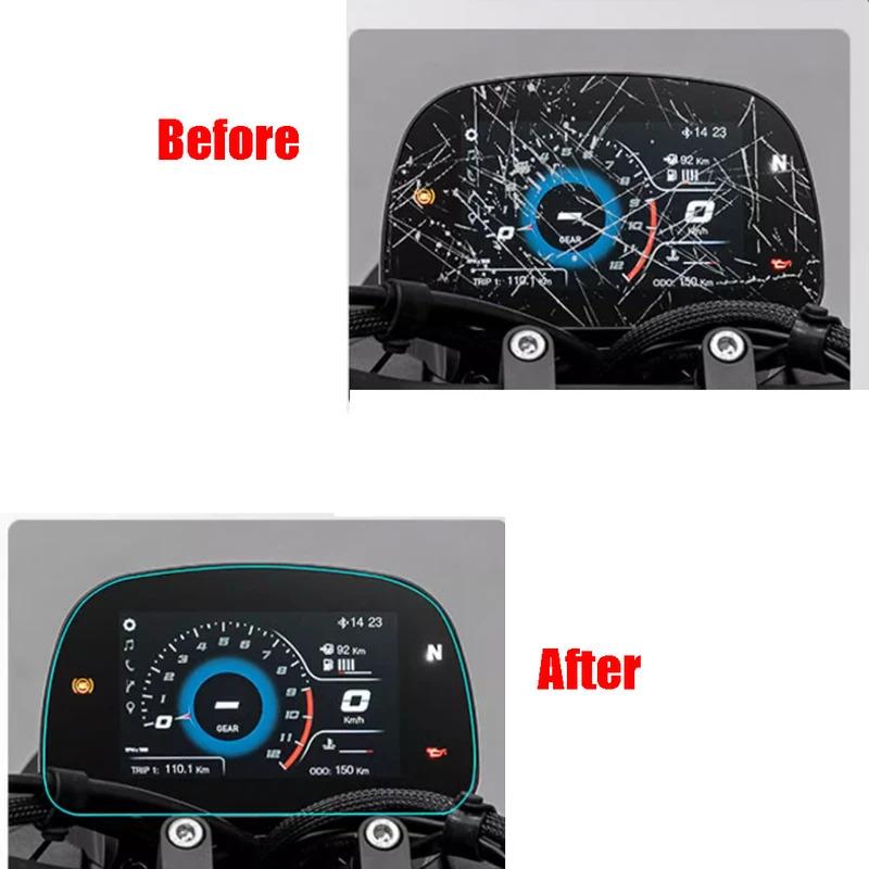 Motorcycle Anti-scratch Dashboard Screen Protection Film LCD Protector For Morini Seiemmezzo 6.5 61/2 SCR STR 650