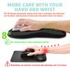 Ergonomic Wrist Rest Mouse Pad Comfortable Wrist Support Non-Slip High-Elastic Memory Cotton Home Office Computer Mouse Mat