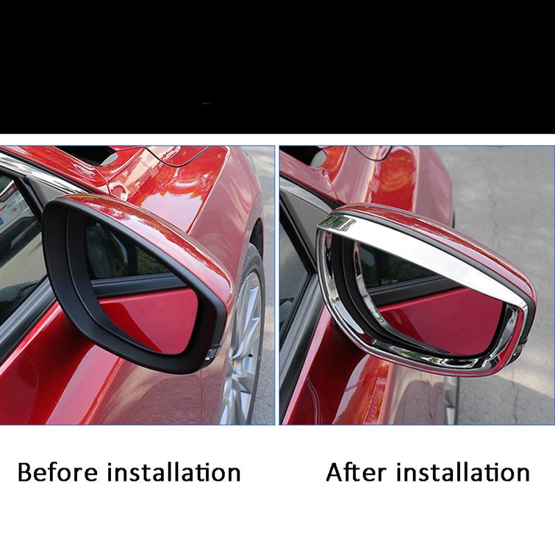 Auto Rückspiegel Regenaugenbraue Visier Für Mazda 3 Auto Rückspiegel Seite Schnee Sonne Visier Regenabdeckung Zubehör