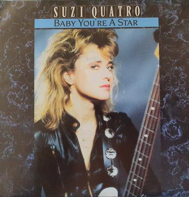 7inch Record SUZI QUATRO - Baby You're A Star 2470087 TELDEC 1989 Germany Rock Used