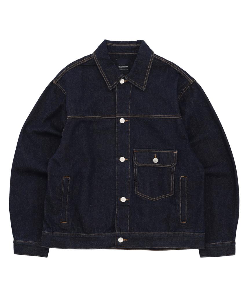 Fieldworker Denim Trucker Jacket [Indigo Blue]