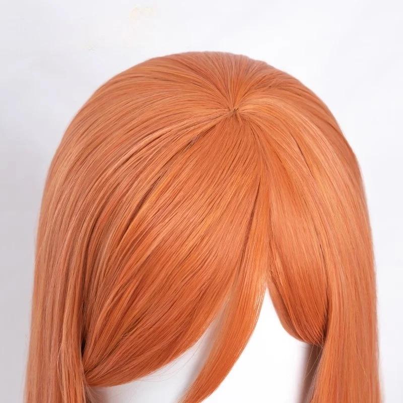 Anime Bleach Inoue Orihime Cosplay Costume Hair Super Long Orange Comic Wigs Heat Resistant Synthetic Hair Wigs
