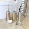 Golden Toilet Brush with Holder Wc Brush Bathroom Cleaning Brush Kit Bathroom Bath Acssories Household Floor Cleaning