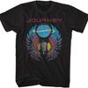 Journey Logo Scarab & Orb Adult Short Sleeve T Shirt Vintage Style 80s Music Graphic Tees