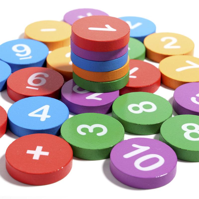 Children's Wooden Number Decomposition Addition Subtraction Operation Montessori Logical Thinking Training Math Educational Toys