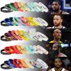 Douyin Popular NBA Star Signature Luminous Silicone Sports Bracelet/Wristband