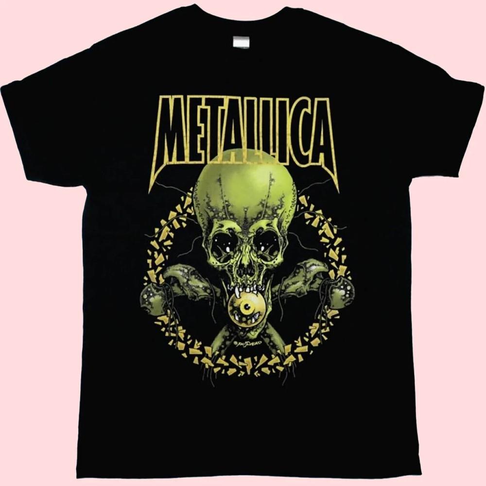 

Metallica No Leaf Clover Черная Унисекс Рок Футболка Размер S-4XL Унисекс Футболка L