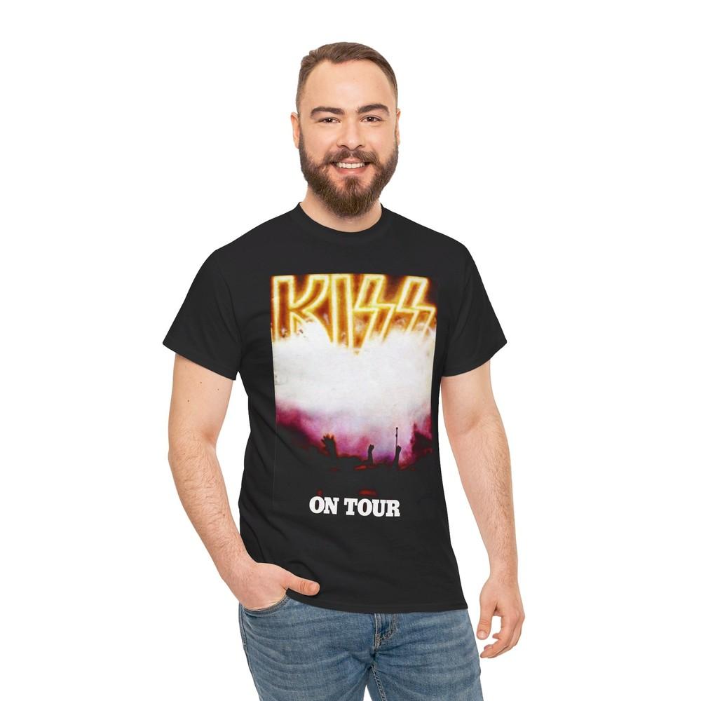 Программа тура KISS Destroyer 1976 года унисекс футболка с коротким рукавом унисекс футболка XL