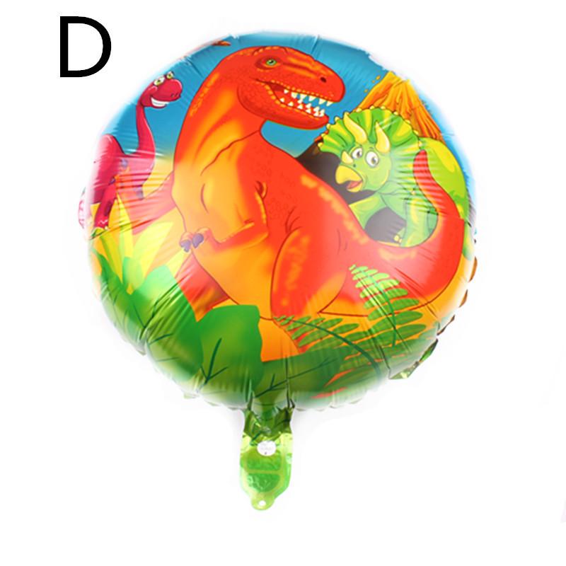 5pcs Dinosaur Aluminum Film Balloon, Triceratops Tyrannosaurus Rex Dinosaur Theme Party Decorative Balloon