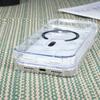 Shockproof Armor for Magsafe Case for iPhone 17 Air 16 15 14 13 12 11 Pro Max Plus 17ProMax Soft+Hard Transparent Original Cover