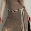 Delicate Waist Rope for Woman Bohemian Weaving Waist Belt Sexy Women Beach Getaways Swimsuit Skirt Ethnic Waist Chain
