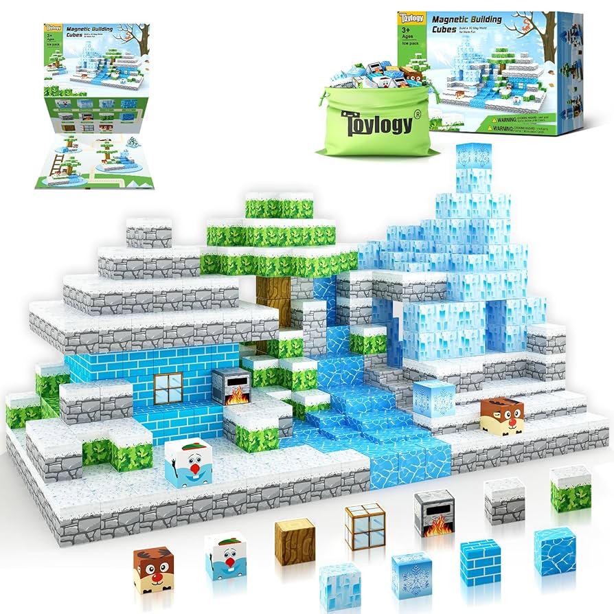 Magnetic Building Cubes: Children's Educational DIY Toy Set