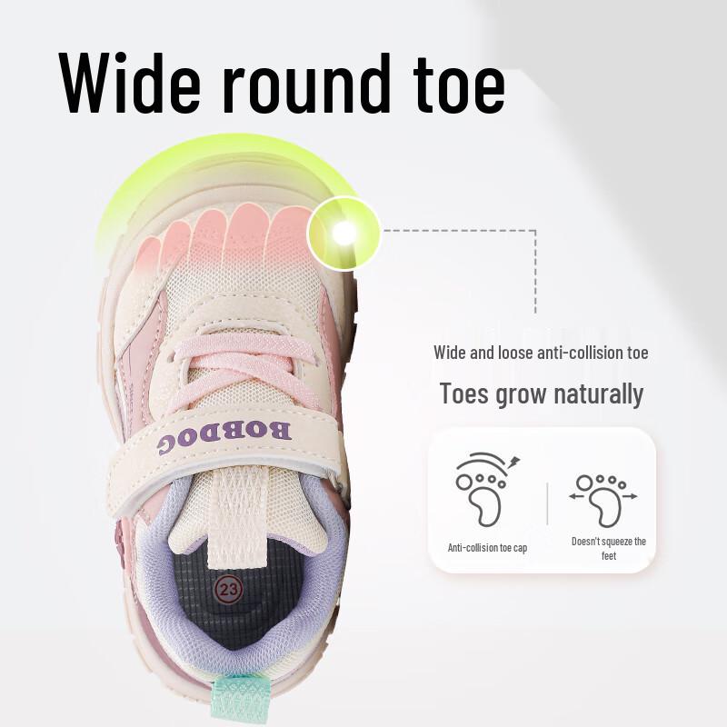 Bobdog Breathable Spring Toddler Walking Shoes 25