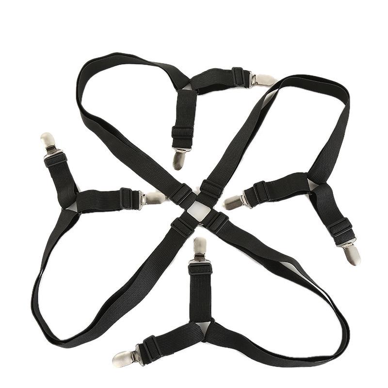 Non-Slip Mattress Sheet Clips with Elastic Bands