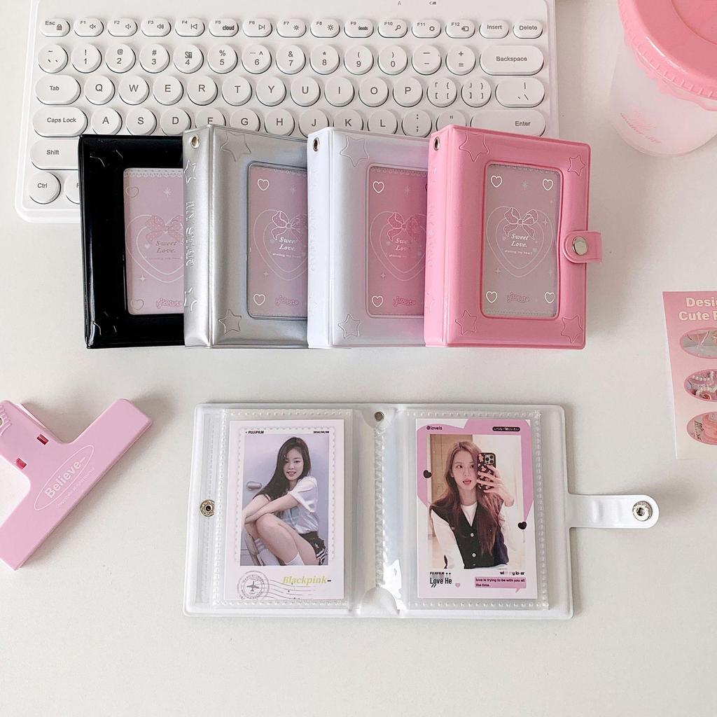 Compact High-Value One-Grid Photo Album for Instant Camera Pictures and Star-Chasing Cards