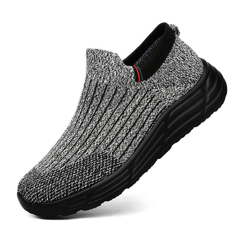 Large Size Fashionable and Trendy Breathable Lightweight Flying Woven Shoes Hiking Shoes Socks Shoes Outdoor Sports and Leisure Shoes