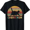 Chonk Cat Scale Meme Funny Retro Style Vintage Cats Memes T-Shirt(5)