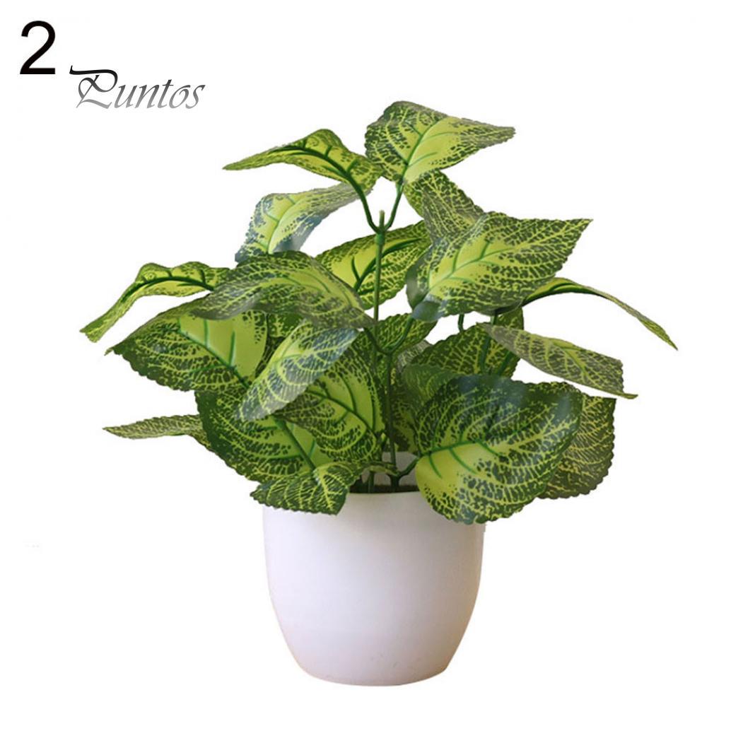 Предметы домашнего обихода Искусственная листва Растение Бонсай в горшке Свадьба Торговый центр Стол Офис