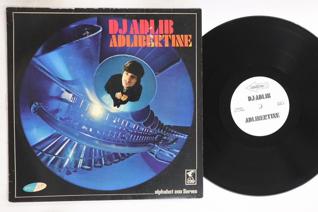 12inch Record DJ ADLIB  Adlibertine AZ0071 ALPHABET ZOO 2006 Germany Rap  HipHopRB Used