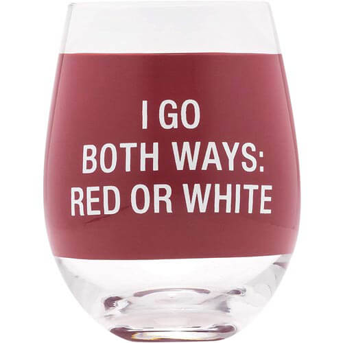 Diga O Que Taça de Vinho Sem Haste (Em Ambos os Sentidos)