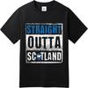 Men Tshirt Anime Cotton Tshirt for Man Cotton Summer Man Tshirt Straight Outta Scotland Short Sleeve New Arrived Crew Neck Tops