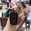 Key Fob Cover with Keychain Lanyard for BMW 1 3 5 Series E90 E92 E93 X5 X6 Z4 E90 Keyless Entry Key Fob Case Cover
