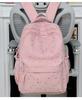 Schoolbag Korean Ins Wind Star Backpack Women, Large Capacity Junior High School Girls High School Student School Bag Leisure Travel Backpack