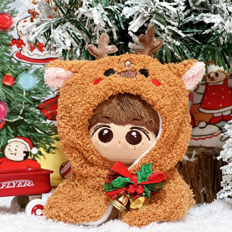 Labubu Christmas Outfits for 17cm Vinyl Dolls - First & Second Gen Accessories