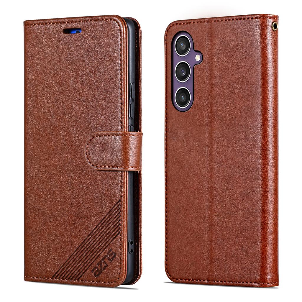 AZNS For Samsung Galaxy A37 5G Case Anti-Scratch PU Leather Stand Wallet Phone Cover