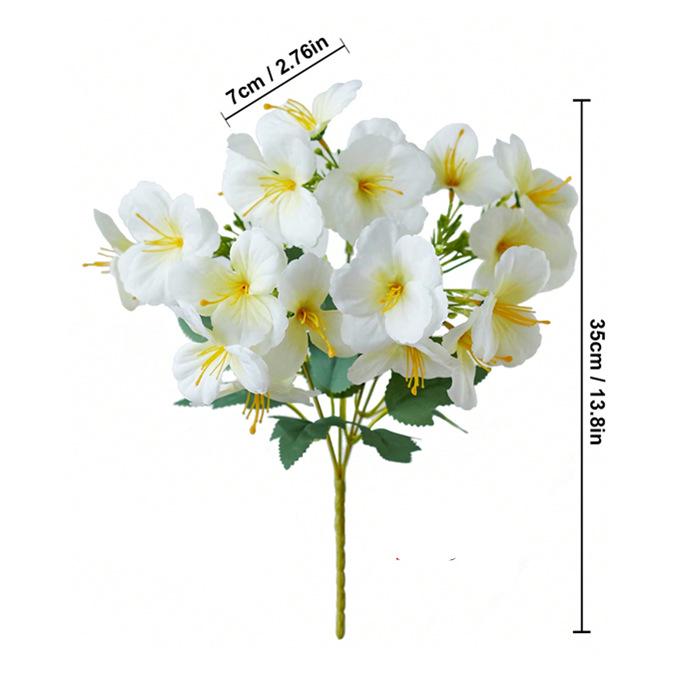 

Milan Lily Flower Welcome Ceremony Headwear and Hairpin Floral Box Set белый