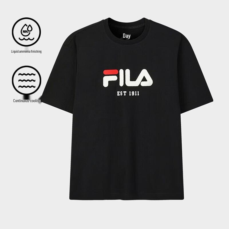 FILA Men s Cooling Cotton Knit Short Sleeve T-Shirt XS