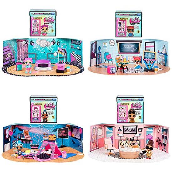 TAKARA TOMY L.O.L. Surprise Furniture Series 3, 4-Piece Assortment