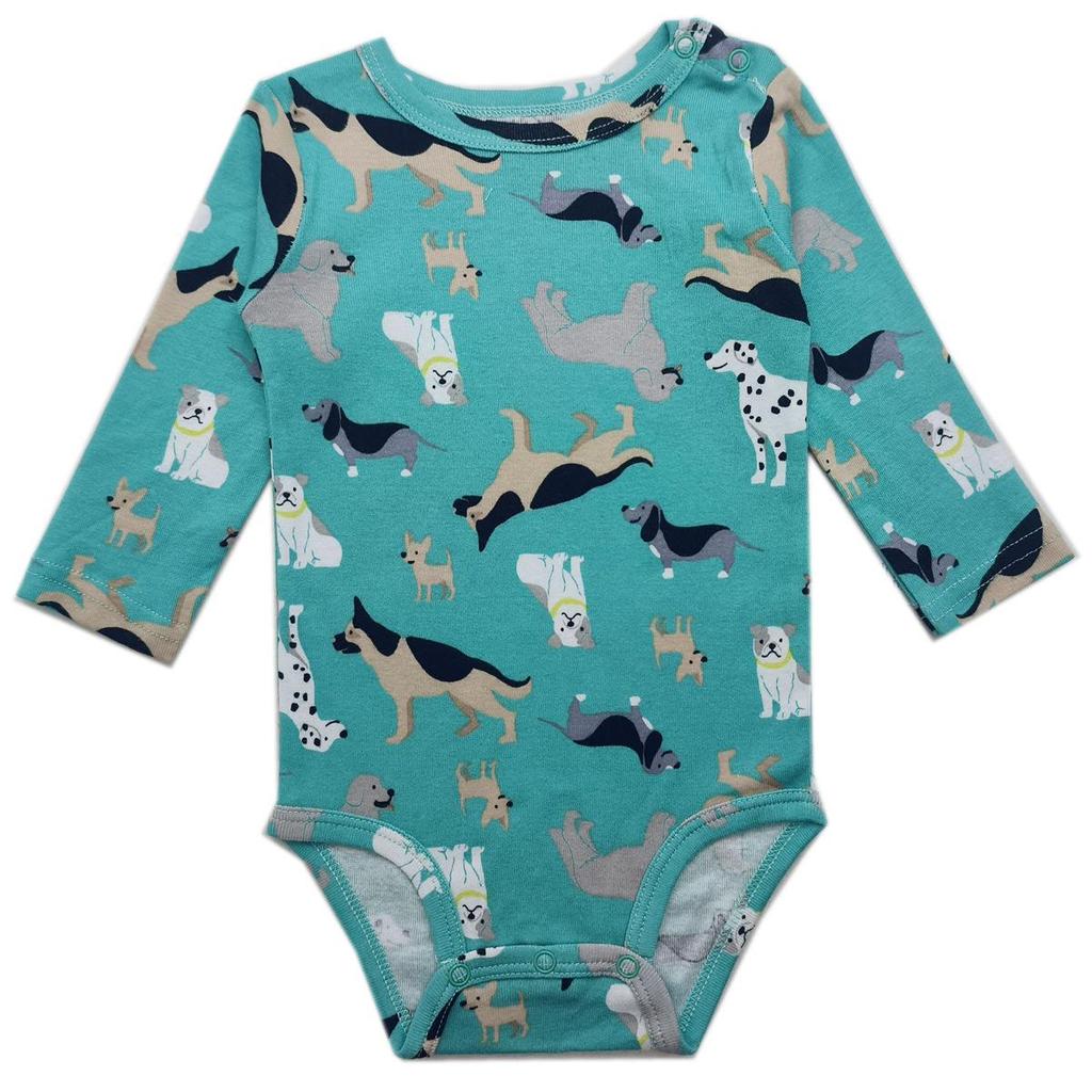 Unisex Long Sleeve Triangle Romper for Newborns